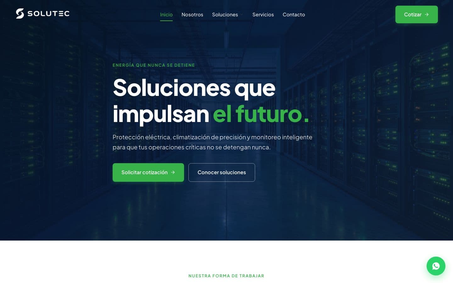 Nuevo sitio web de SOLUTEC